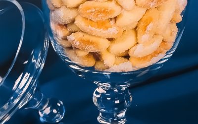 Biscoito de Castanha Enrolado